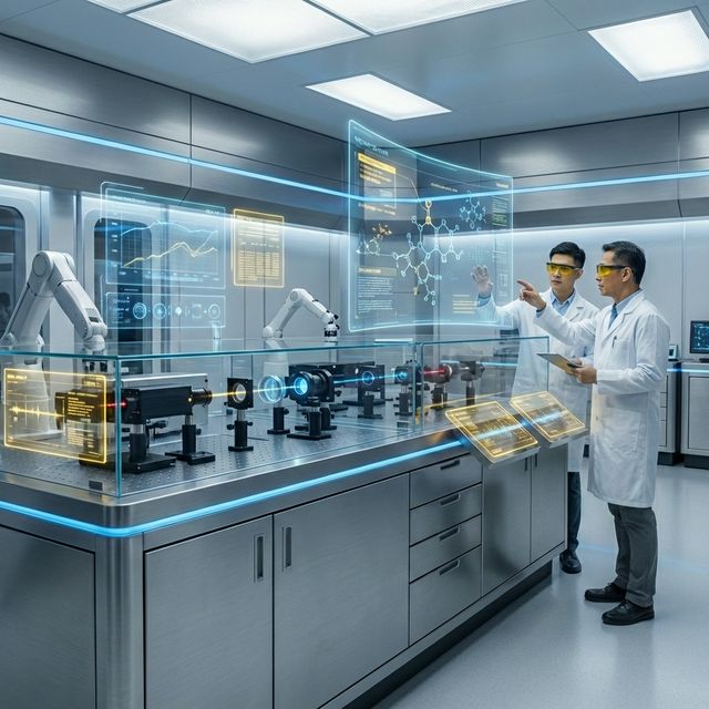 AI Interface in Optical Lab